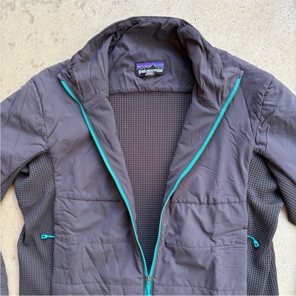 Patagonia Nano Air Hybrid Jacket in Gray with Teal Accents Size XL - Picture 3 of 7